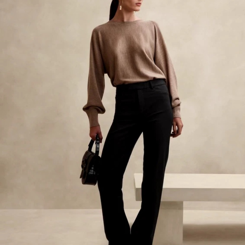 Banana Republic Black Straight Leg Pants